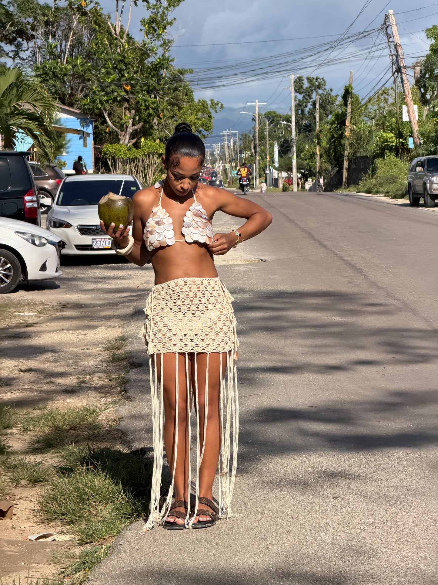 Crochet Tassel Skirt