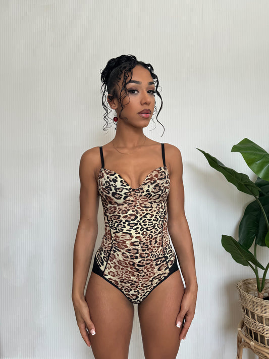 Leopard Shapewear Bodysuit