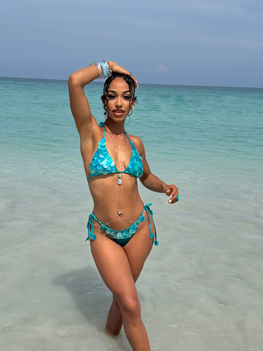 AQUA Seashell Scale Bikini