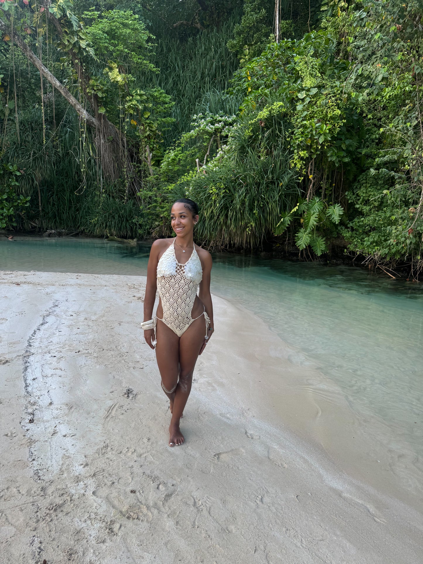 Crochet Seashell Scale Swimsuit