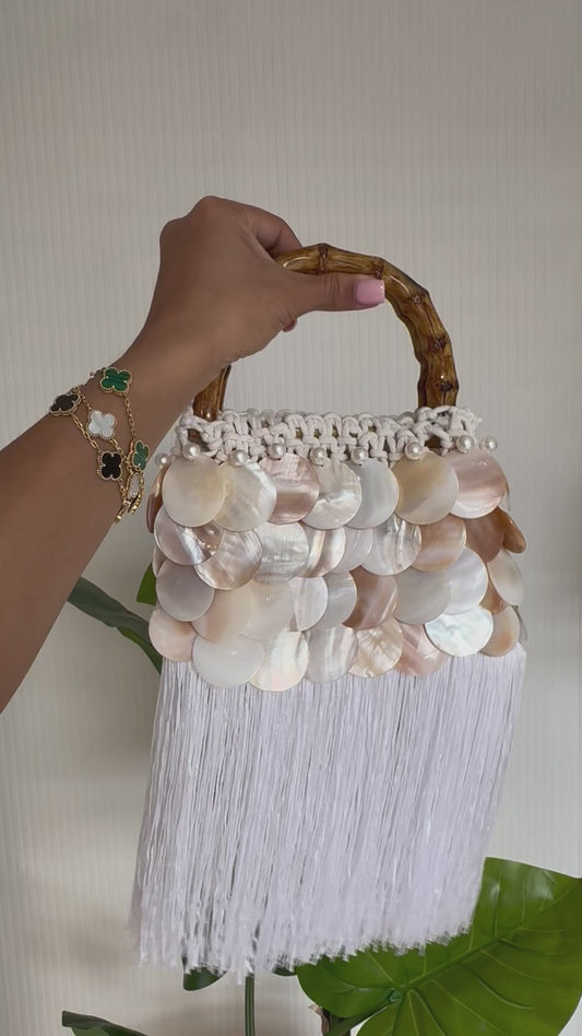 Mother Of Pearl Tassel Bag